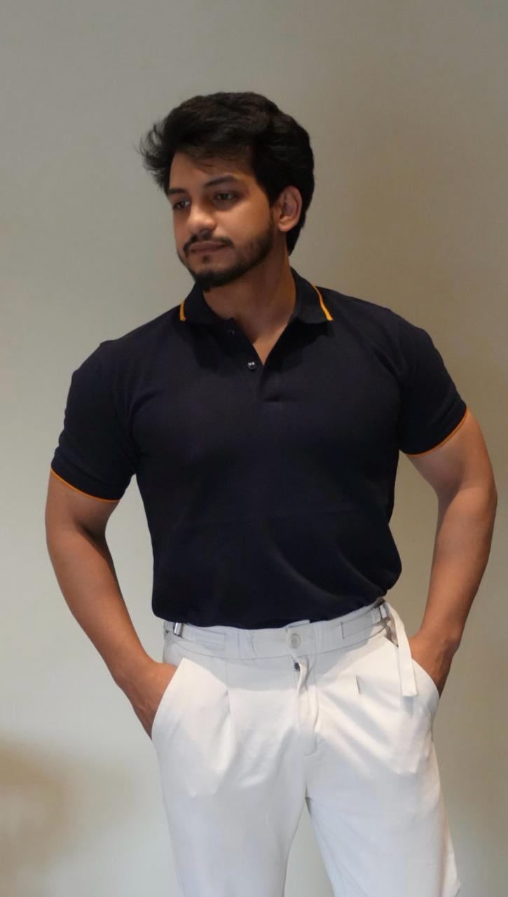 Avvara Studio polo — Midnight Navy, Size M